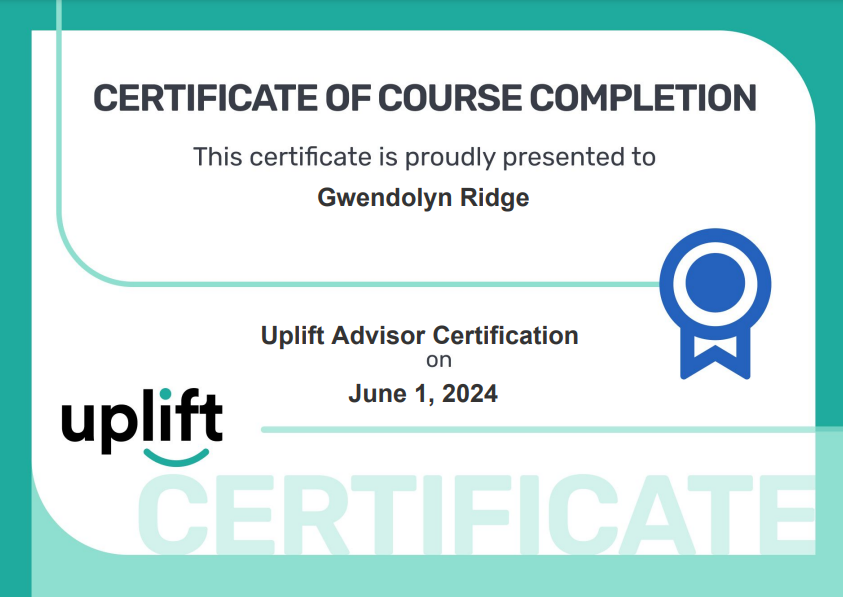 Uplift Certificate